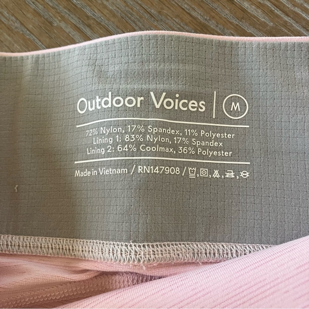 Outdoor Voices 7/8 Flex High Waisted Pink Legging - Medium - Picture 3 of 10